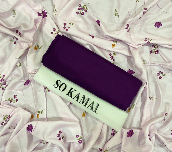 Printed 2pc “Linen” Malai Collection